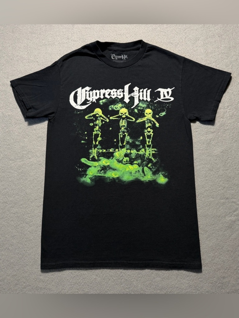 Cypress Hill IV Album T-Shirt Men’s Small Black 90s Rap Hip Hop Graphic Tee